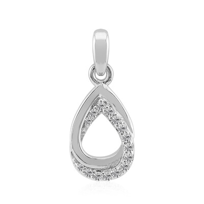 Pendentif en argent et Diamant SI1 (G) (Annette)