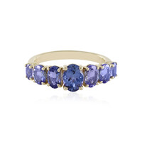 Bague en or et Tanzanite AAA (de Melo)