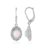 Boucles d'oreilles en argent et Opale Welo