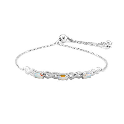 Bracelet en argent et Quartz Rayon de Lune