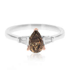 Bague en or et Diamant chocolat SI2 (CIRARI)