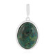 Pendentif en argent et Chrysocolle