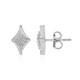 Boucles d'oreilles en argent et Diamant I2 (I)