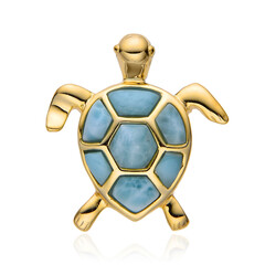 Pendentif en argent et Larimar