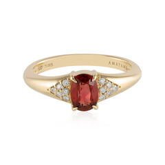 Bague en or et Spinelle rouge noble (AMAYANI)