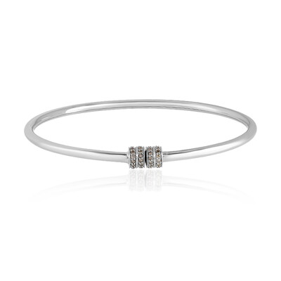 Bracelet en argent et Diamant champagne I3