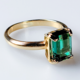 Bague en or et Tourmaline de Golconde (CUSTODANA)