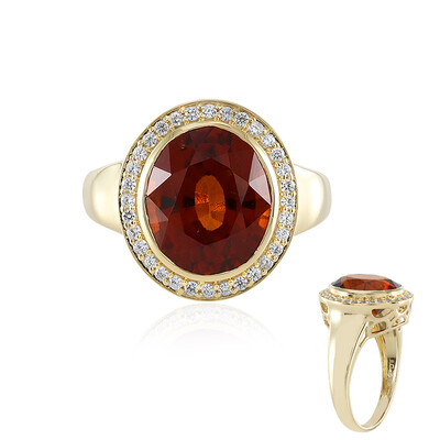 Bague en or et Grenat Hessonite