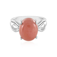 Bague en argent et Rhodochrosite