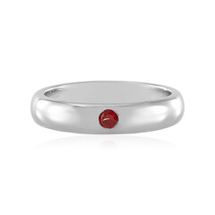 Bague en argent et Rubis de Tanzanie