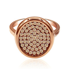 Bague en or et Diamant rose de France SI1 d'Argyle 