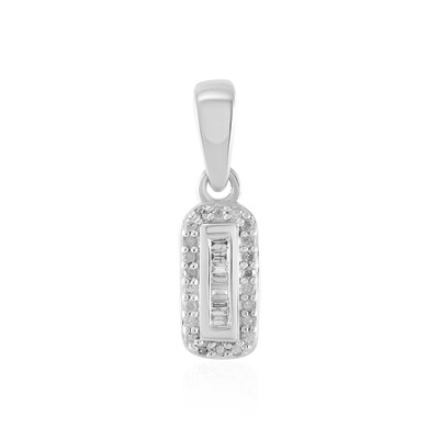 Pendentif en argent et Diamant I2 (I)