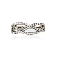 Bague en platine et Diamant Flawless (F) (LUCENT DIAMONDS)