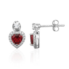 Boucles d'oreilles en argent et Grenat Rhodolite