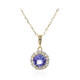 Collier en or et Tanzanite AAA