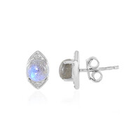 Boucles d'oreilles en argent et Labradorite