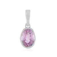 Pendentif en argent et Kunzite