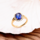 Bague en or et Tanzanite AAA (CIRARI)