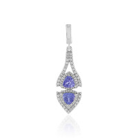 Pendentif en argent et Tanzanite