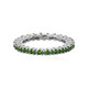 Bague en argent et Diopside de Russie