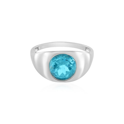 Bague en argent et Topaze Paraiba