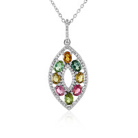 Collier en argent et Tourmaline