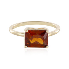 Bague en or et Grenat Hessonite