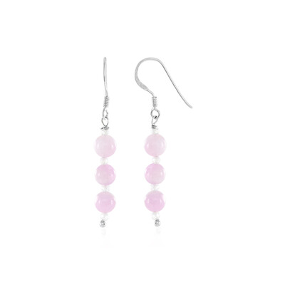 Boucles d'oreilles en argent et Kunzite