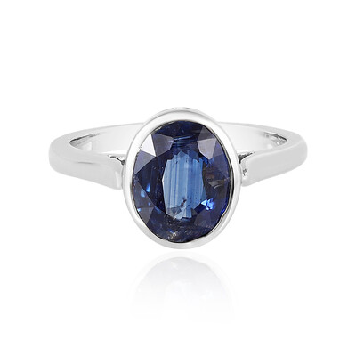 Bague en argent et Kyanite du Népal