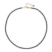 Collier en argent et Spinelle noir