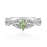 Bague en argent et Grenat Tsavorite