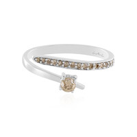 Bague en or et Diamant champagne I2 (de Melo)