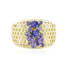 Bague en or et Tanzanite AAA (Ornaments by de Melo)