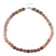 Collier en argent et Rhodonite