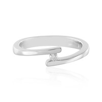 Bague en argent et Diamant PK (J)