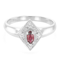 Bague en argent et Rubis du Malawi