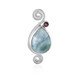 Pendentif en argent et Larimar