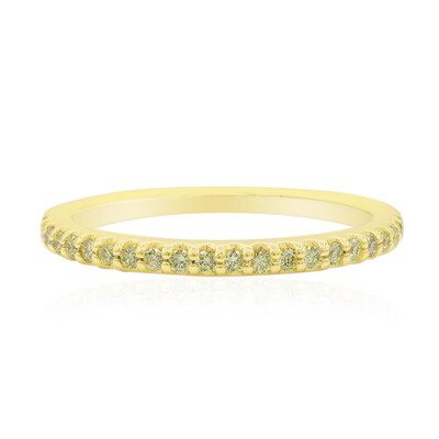 Bague en or et Diamant jaune canari SI1 (Annette)