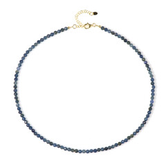 Collier en argent et Saphir bleu