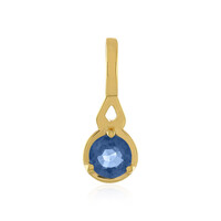 Pendentif en argent et Saphir bleu