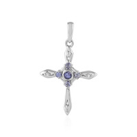 Pendentif en argent et Tanzanite