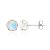 Boucles d'oreilles en argent et Opale Welo