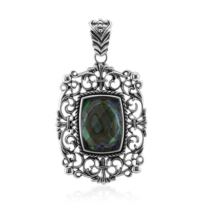 Pendentif en argent et Quartz blanc (Art of Nature)