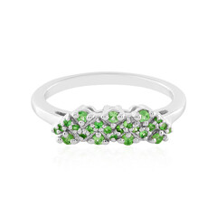 Bague en argent et Grenat Tsavorite