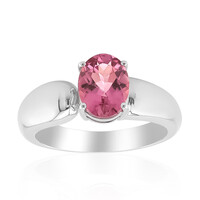 Bague en argent et Tourmaline rose du Brésil  (Pallanova)