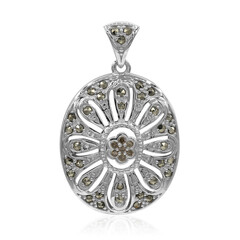 Pendentif en argent et Diamant rose de France SI1 d'Argyle  (Annette classic)