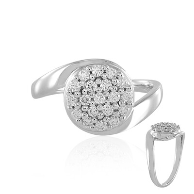 Bague en or et Diamant Flawless (F) (LUCENT DIAMONDS)