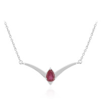 Collier en argent et Rubis de Bemainty