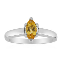 Bague en argent et Citrine