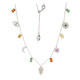 Collier en argent et Citrine (M de Luca)